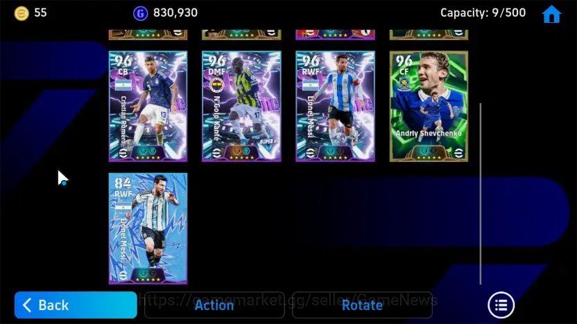 eFootball Accounts Others Android|Pack France '26|Big Time Eden Hazard,Collab Naruto Aubameyang,Show Time Cristian 7