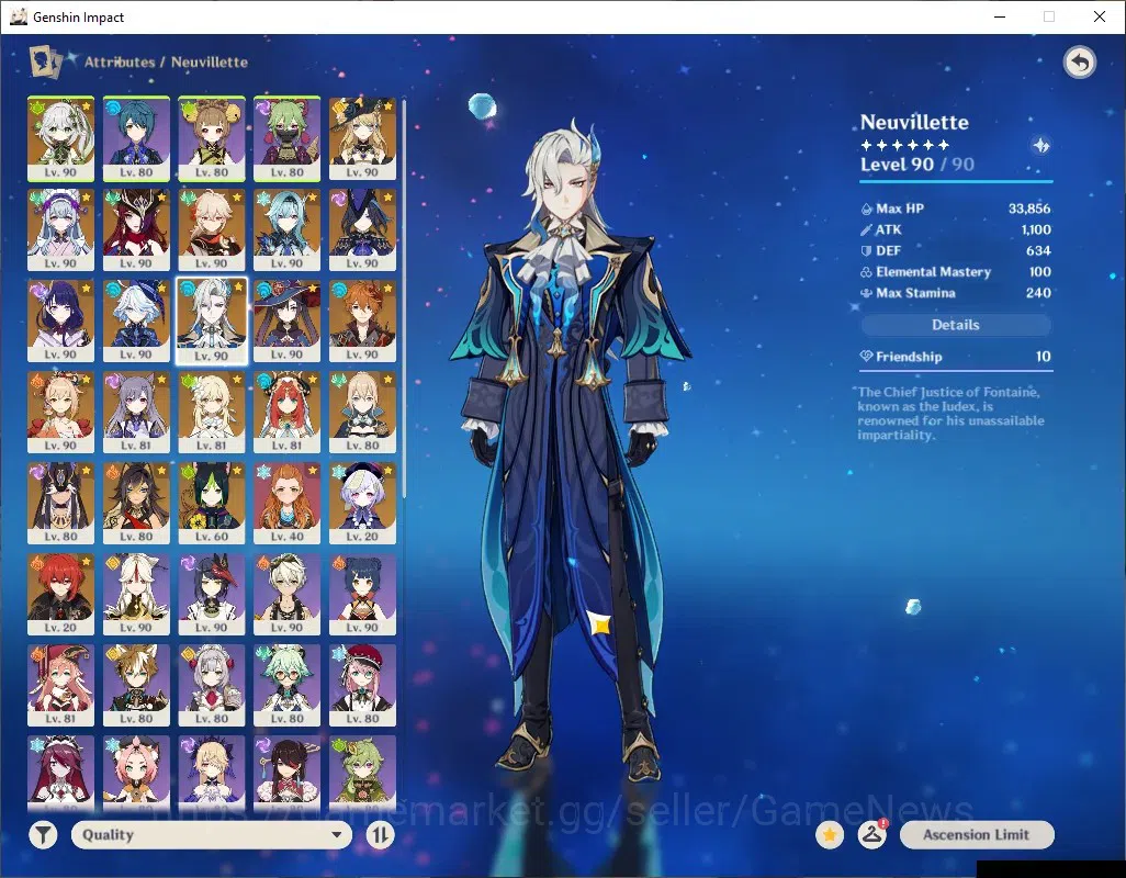 Genshin Impact Accounts ASIA|AR 60|13 Limited + 6 (*5Weap)|[RaidenC1,Yoimi image 11
