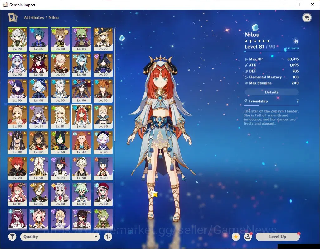 Genshin Impact Accounts ASIA|AR 60|13 Limited + 6 (*5Weap)|[RaidenC1,Yoimi image 14