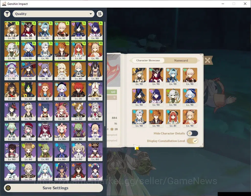 Genshin Impact Accounts ASIA|AR 60|13 Limited + 6 (*5Weap)|[RaidenC1,Yoimi image 2