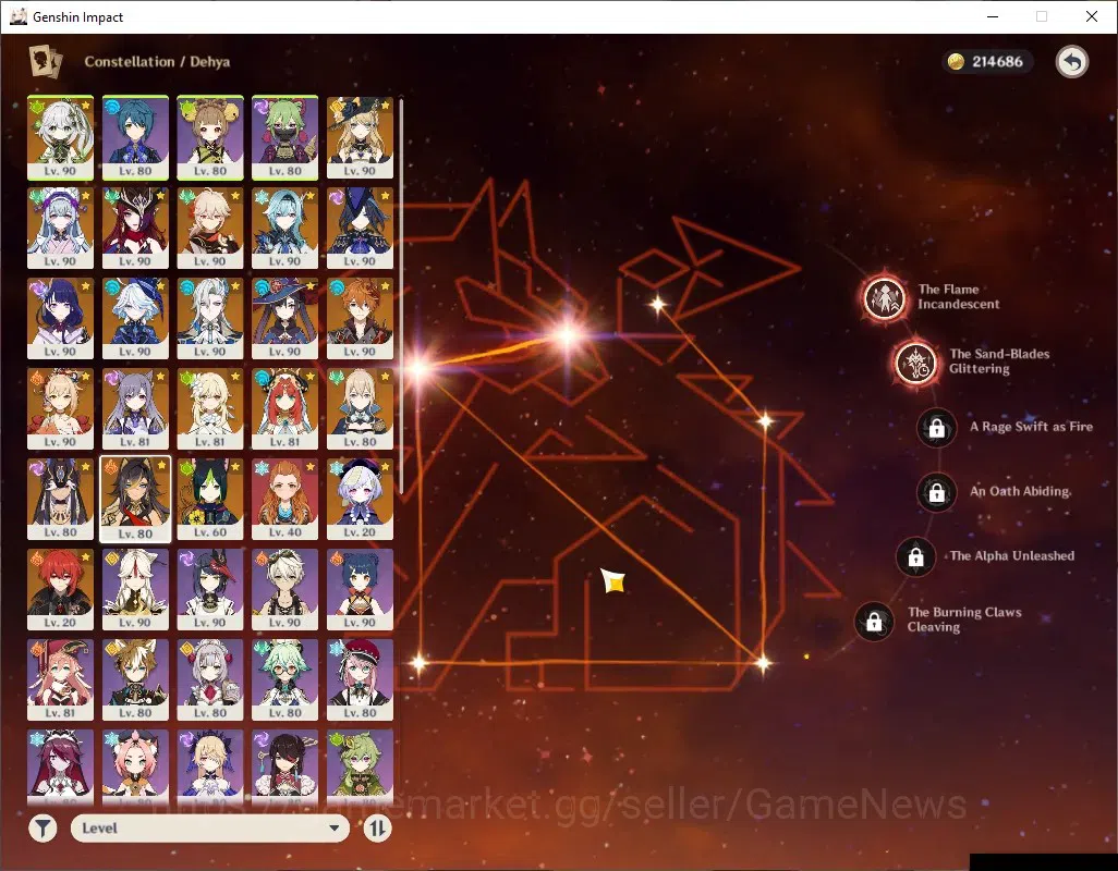 Genshin Impact Accounts ASIA|AR 60|13 Limited + 6 (*5Weap)|[RaidenC1,Yoimi image 20