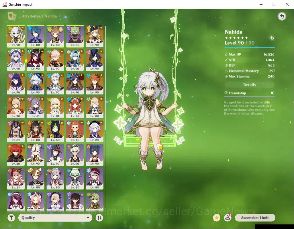 Genshin Impact Accounts ASIA|AR 60|13 Limited + 6 (*5Weap)|[RaidenC1,Yoimi image 3