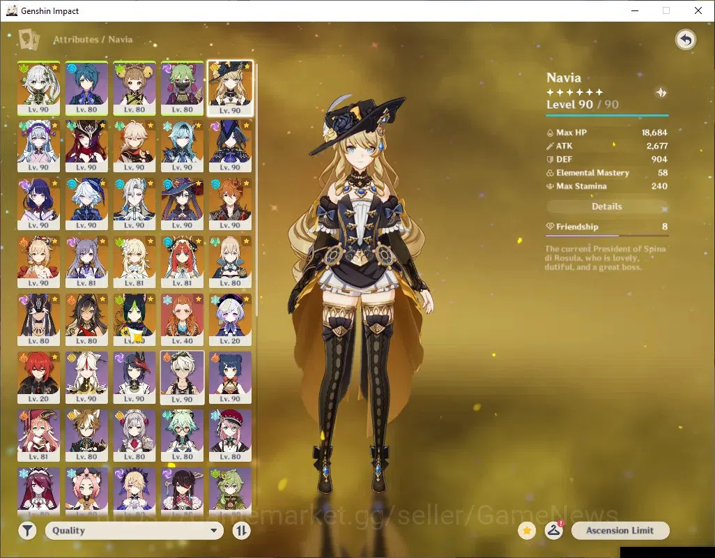 Genshin Impact Accounts ASIA|AR 60|13 Limited + 6 (*5Weap)|[RaidenC1,Yoimi image 4