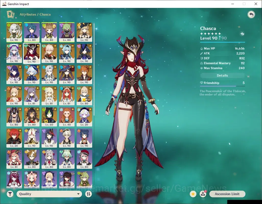 Genshin Impact Accounts ASIA|AR 60|13 Limited + 6 (*5Weap)|[RaidenC1,Yoimi image 5