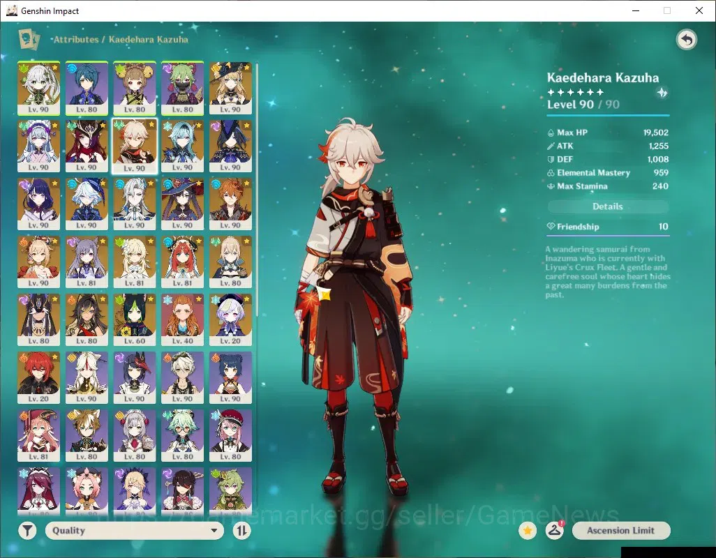 Genshin Impact Accounts ASIA|AR 60|13 Limited + 6 (*5Weap)|[RaidenC1,Yoimi image 6