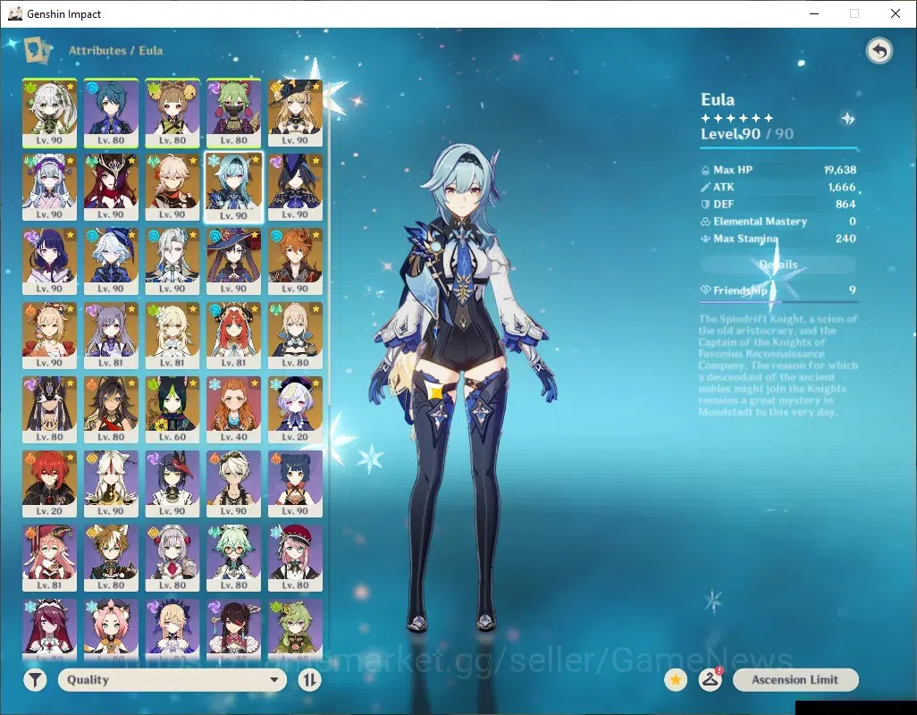 Genshin Impact Accounts ASIA|AR 60|13 Limited + 6 (*5Weap)|[RaidenC1,Yoimi image 7
