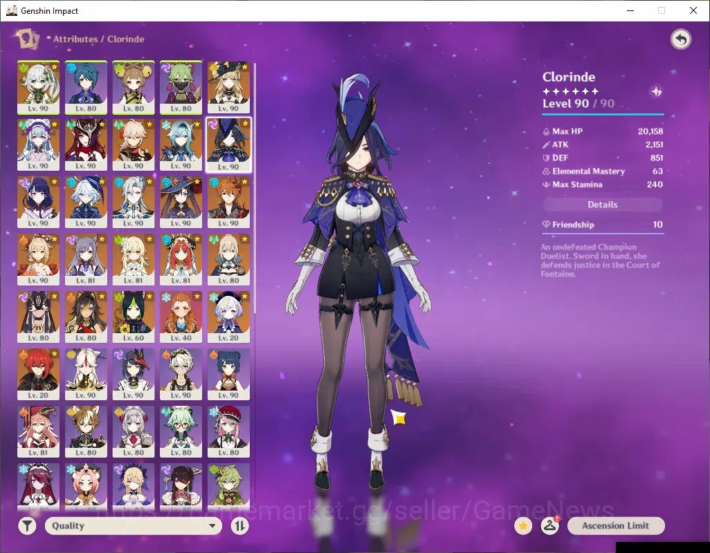 Genshin Impact Accounts ASIA|AR 60|13 Limited + 6 (*5Weap)|[RaidenC1,Yoimi image 8