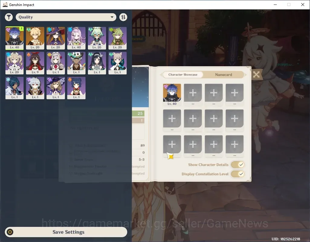Genshin Impact Accounts Starter ASIA|AR 25|1 Limited + 1 Standard + 1 (*5 Weapon)| Flins | Mona |Fractured Halo|Low 1