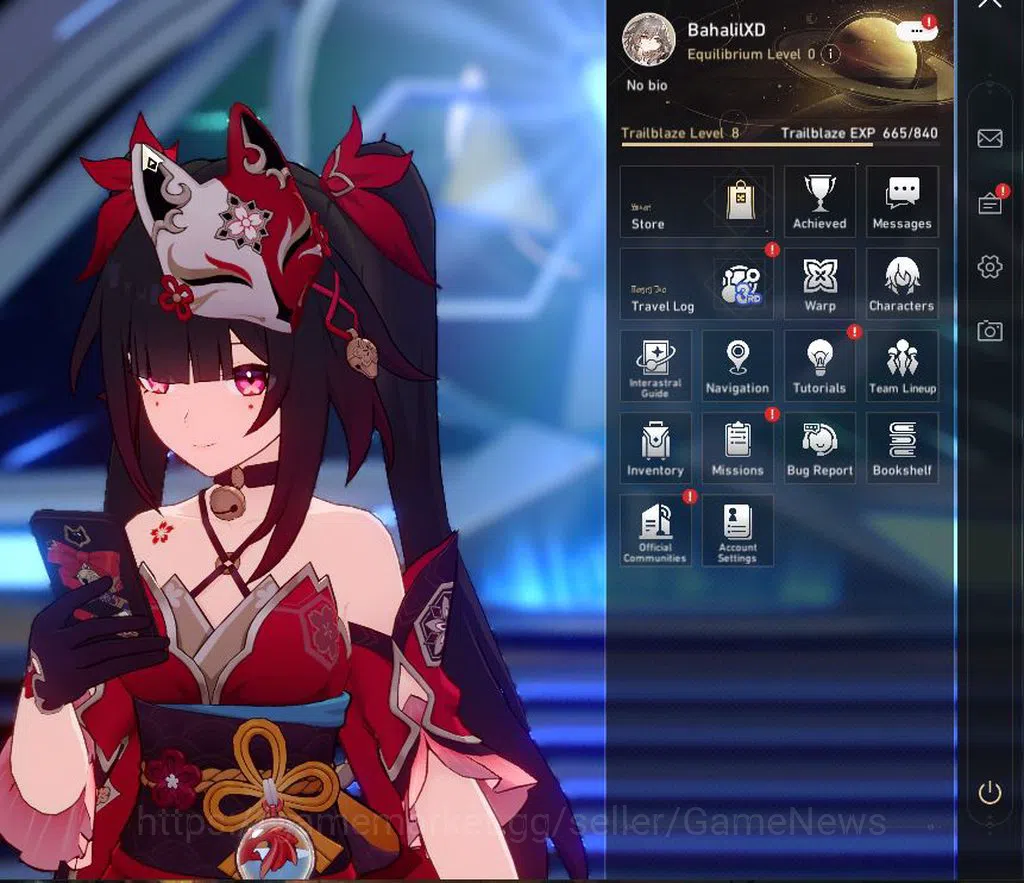 Honkai Star Rail Accounts ASIA | TL 8 | 1 Golden Companion Spirit | 1 Limite image 1