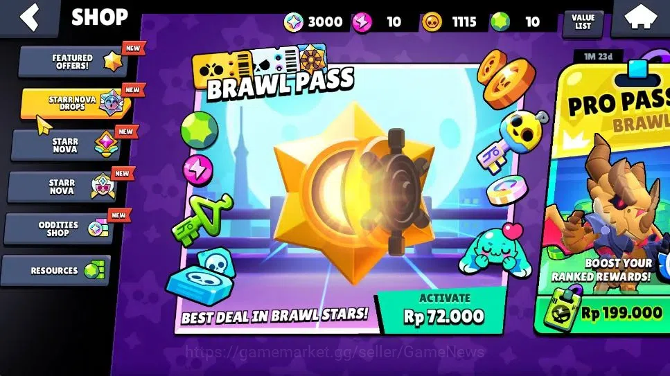 Brawl Stars Accounts 1005 Trophy|3K Bling|17 Brawlers 3 Max Lvl [Shelly image 7