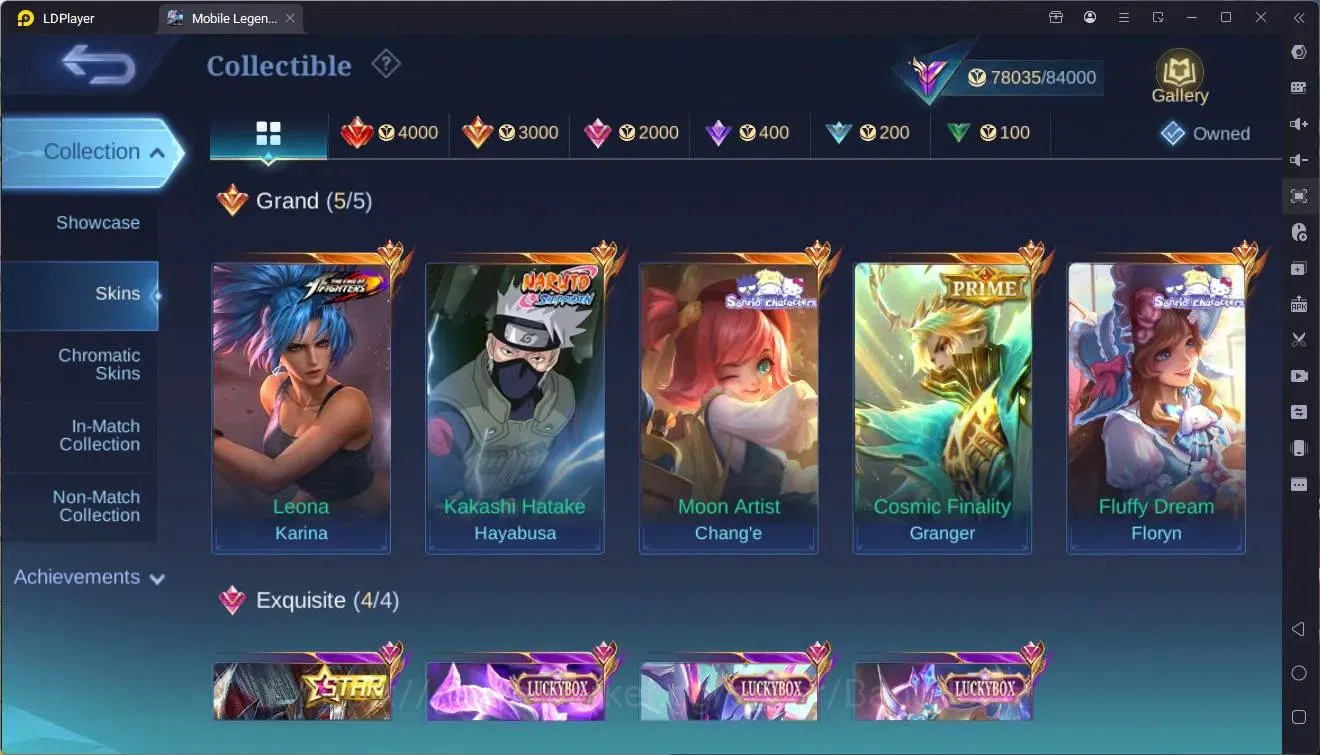 Mobile Legends: Bang Bang Accounts Global|Hero 131|Skin 300|Renowned|Prime Granger|Na image 14