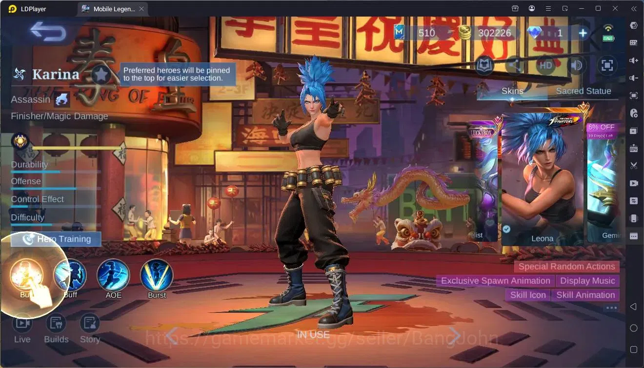 Mobile Legends: Bang Bang Accounts Global|Hero 131|Skin 300|Renowned|Prime Granger|Na image 7