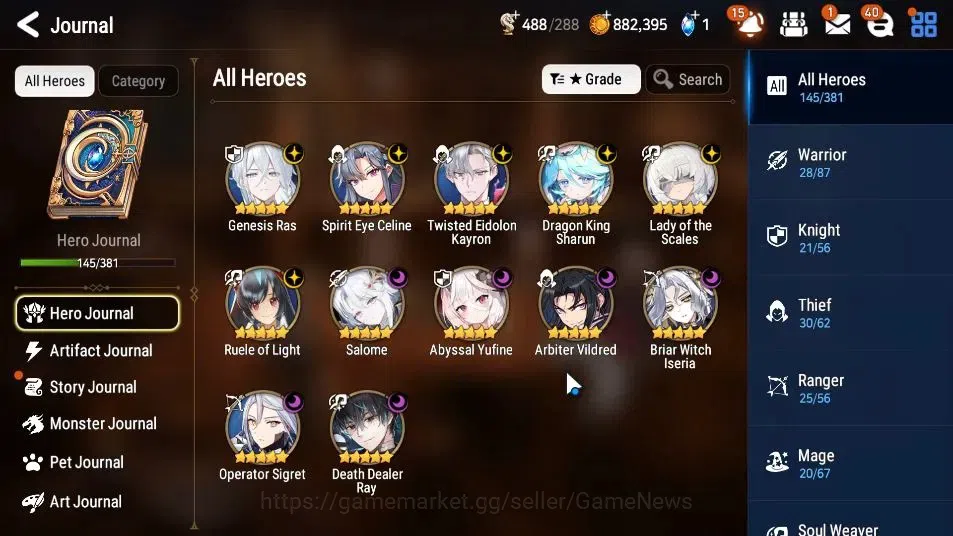 Epic Seven Accounts GLOBAL Unverif|New Era|12 ML(Salome,LOTScales,Ruel image 6