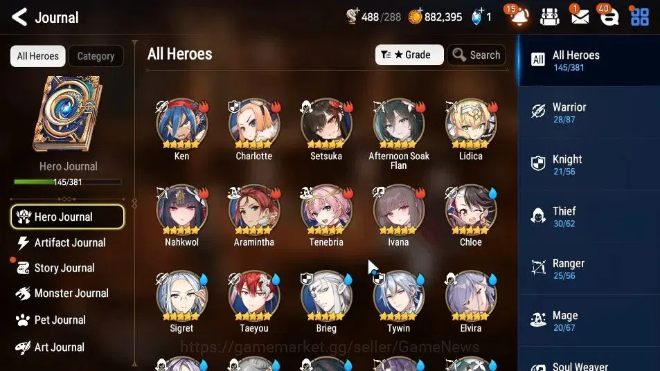 Epic Seven Accounts GLOBAL Unverif|New Era|12 ML(Salome,LOTScales,Ruel image 7