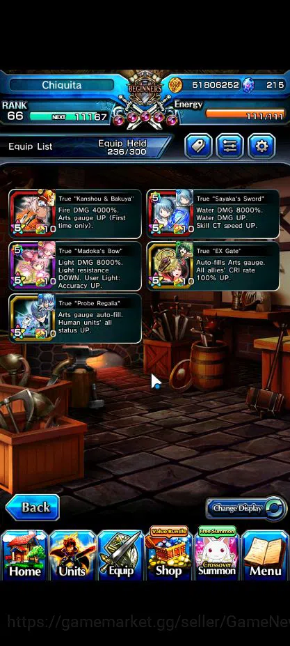 Grand Summoners Accounts Global|Rank 66|15 Ascend|InumutaTW,SayakaTW,ChloeT image 5