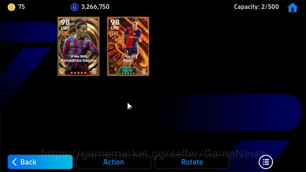 eFootball Accounts Android|Big Time Ronaldinho Gaucho,Pedri,Epic Oliv image 4
