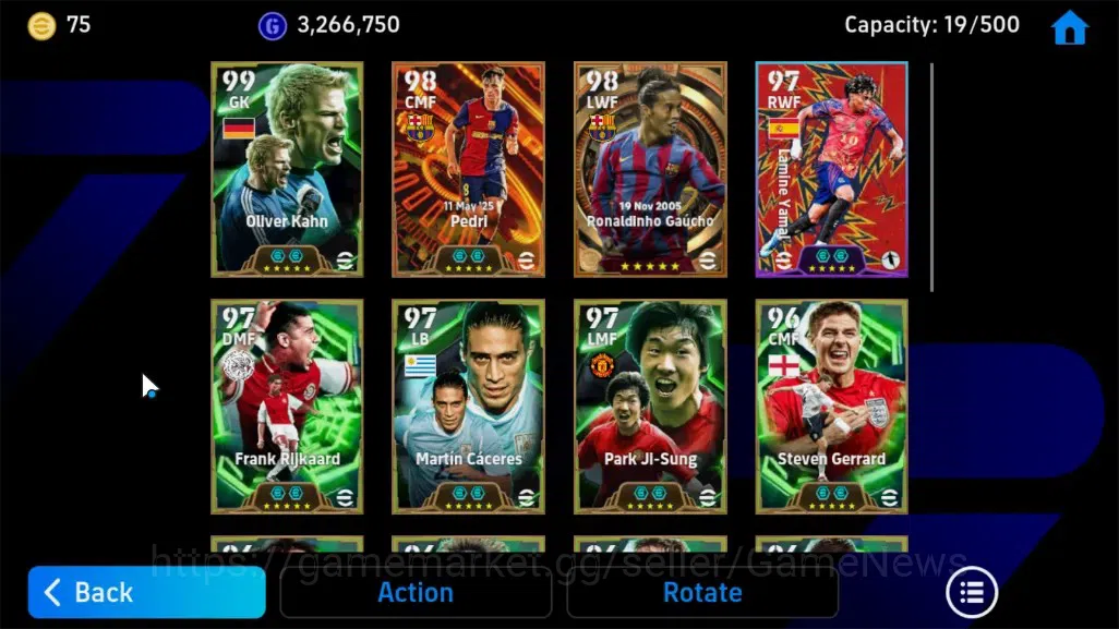 eFootball Accounts Android|Big Time Ronaldinho Gaucho,Pedri,Epic Oliv image 5