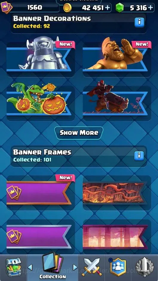 Clash Royale Accounts CL | KTL 16 Max| Trophy 12508 | Card 121/121 | 5 H image 14