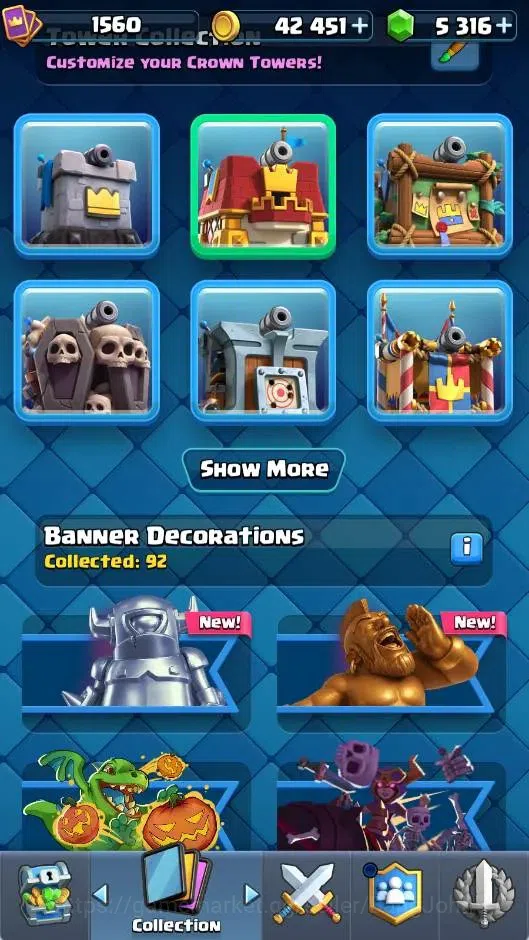 Clash Royale Accounts CL | KTL 16 Max| Trophy 12508 | Card 121/121 | 5 H image 15