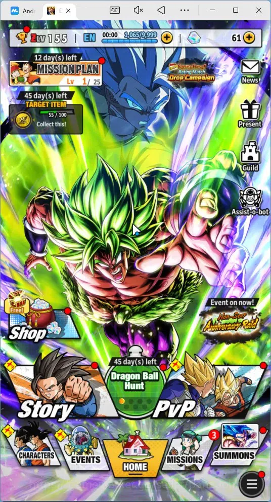 Dragon Ball Legends Accounts Android | Lvl 155|22.6M Total Power|61 CC|3 LR|3 U image 14