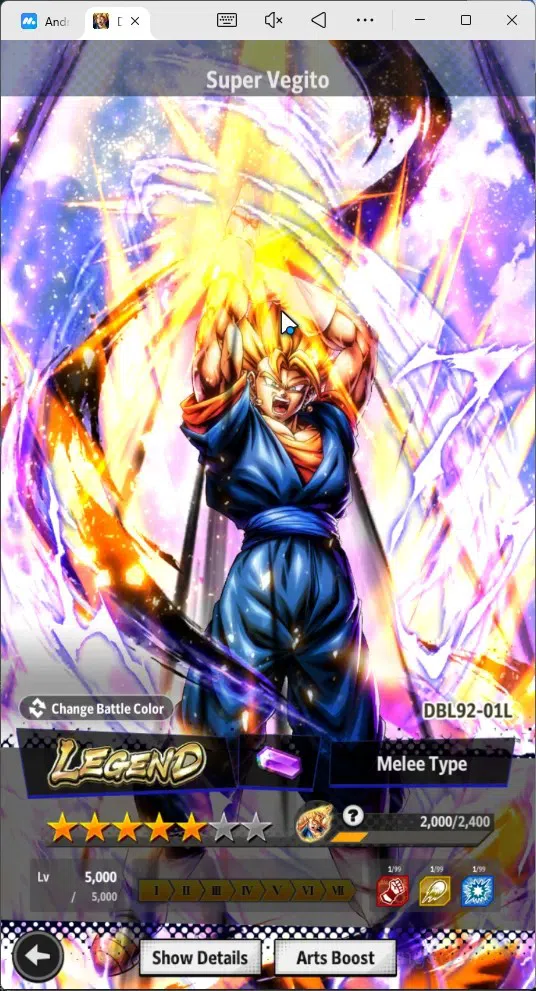 Dragon Ball Legends Accounts Android | Lvl 155|22.6M Total Power|61 CC|3 LR|3 U image 7
