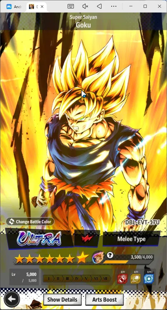 Dragon Ball Legends Accounts Android | Lvl 155|22.6M Total Power|61 CC|3 LR|3 U image 8