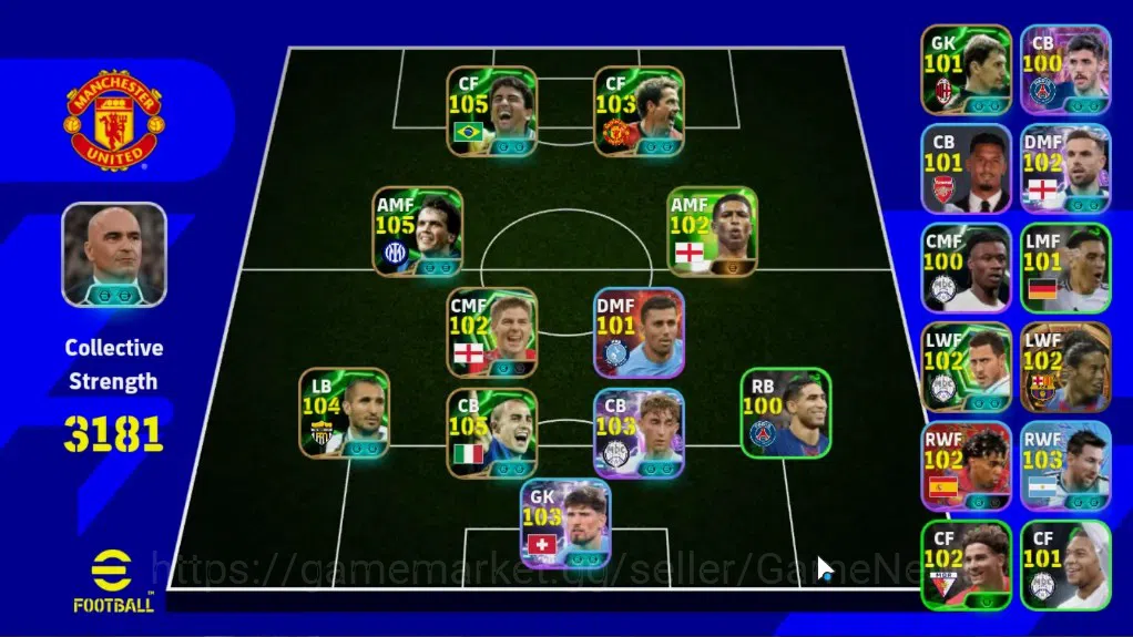 eFootball Accounts Legends & Iconic Players Android|BigTime Ronaldinho Gaucho,Shunsuke Nakamura|11Epic 1