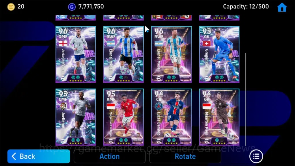 eFootball Accounts Legends & Iconic Players Android|BigTime Ronaldinho Gaucho,Shunsuke Nakamura|11Epic 12