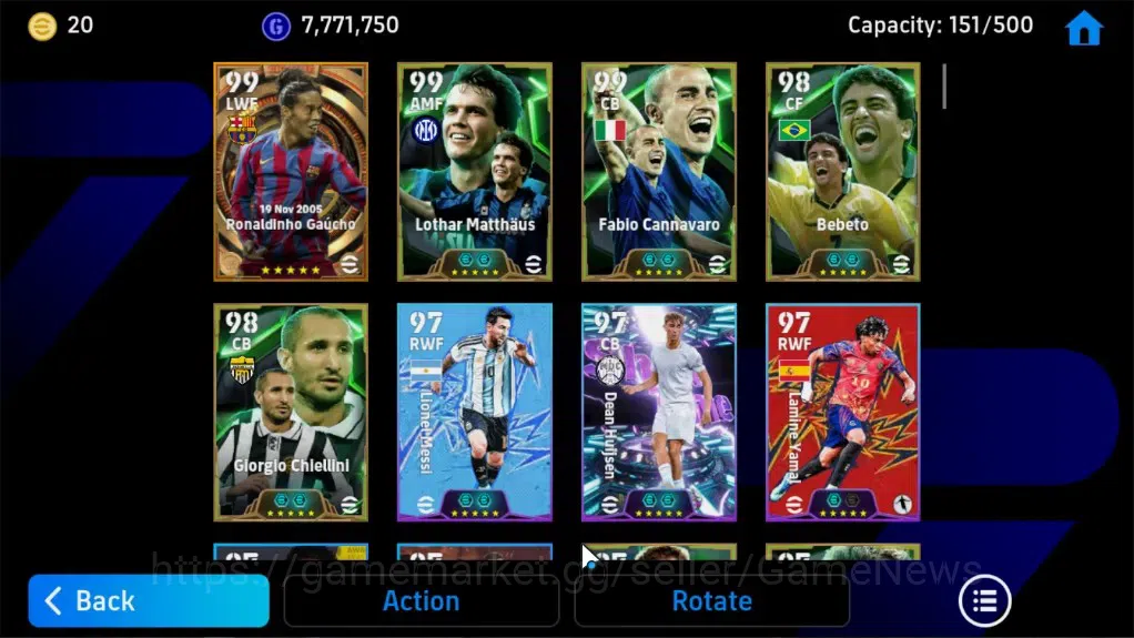 eFootball Accounts Legends & Iconic Players Android|BigTime Ronaldinho Gaucho,Shunsuke Nakamura|11Epic 5