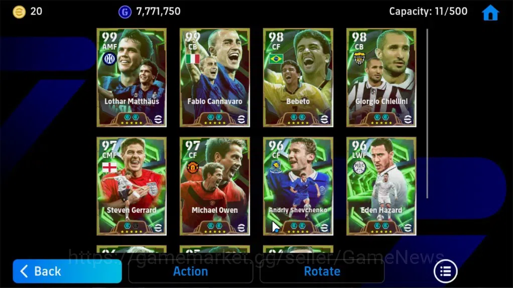 eFootball Accounts Legends & Iconic Players Android|BigTime Ronaldinho Gaucho,Shunsuke Nakamura|11Epic 9