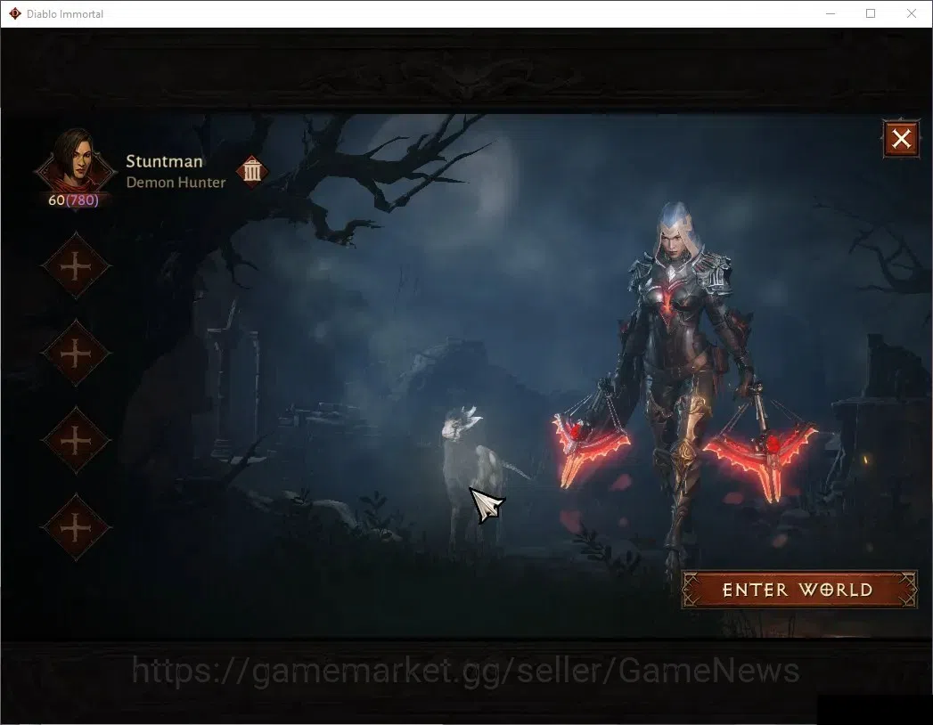 Diablo Immortal Accounts NA-Chains Of Honor|CS ON|Lv60(780)|Demon Hunter|CR image 1