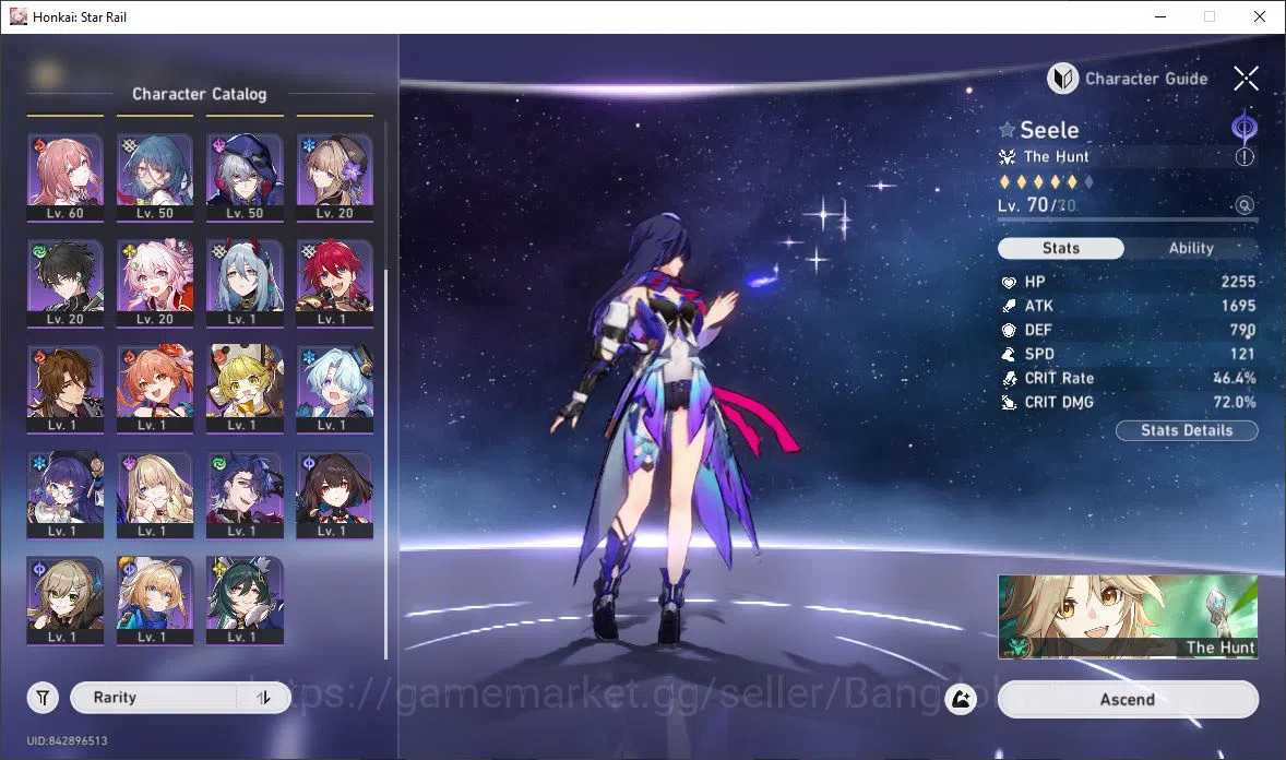 Honkai Star Rail Accounts [ASIA] TL 61 | 6 Limit | Seele | Ashveil | HuoHuo  image 12
