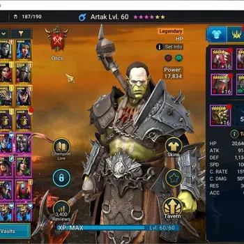 Raid: Shadow Legends Accounts Mid-Game Lv 29 798K Power|18 Legend