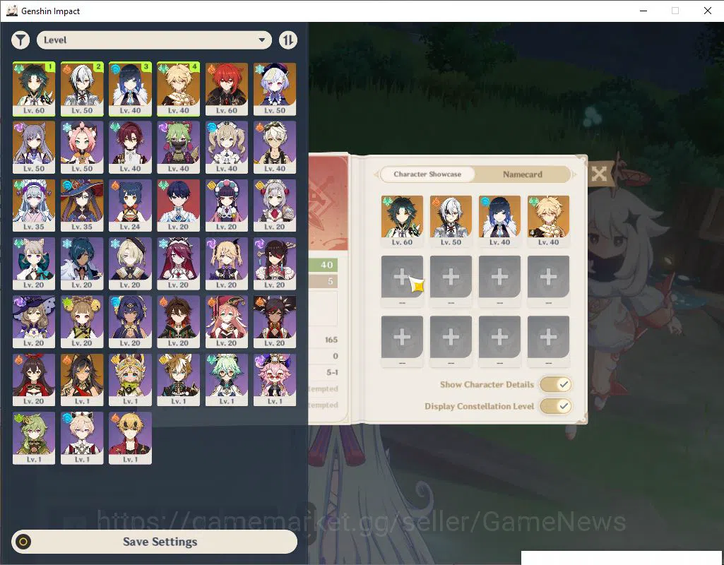 Genshin Impact Accounts Asia|UserUnset|AR 40|3 Limited +28(*4Character)|[X image 2