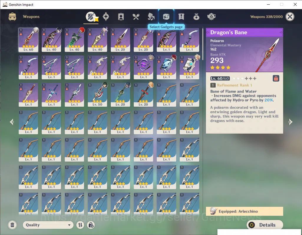 Genshin Impact Accounts Asia|UserUnset|AR 40|3 Limited +28(*4Character)|[X image 4