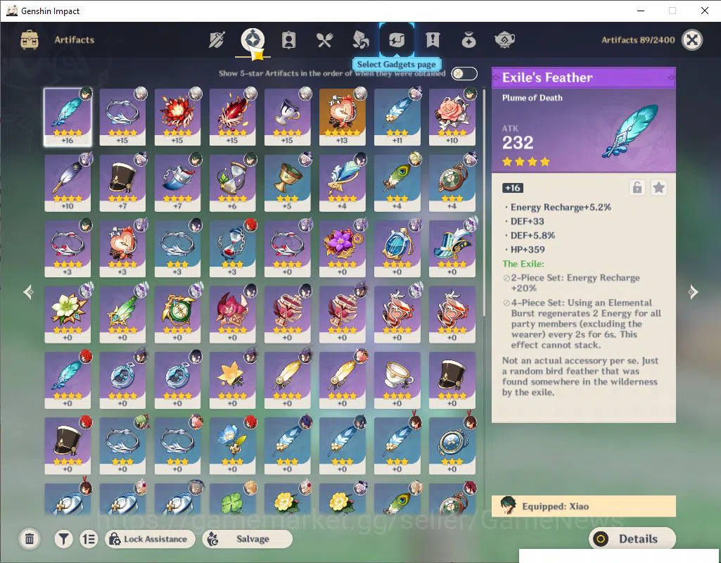 Genshin Impact Accounts Asia|UserUnset|AR 40|3 Limited +28(*4Character)|[X image 5