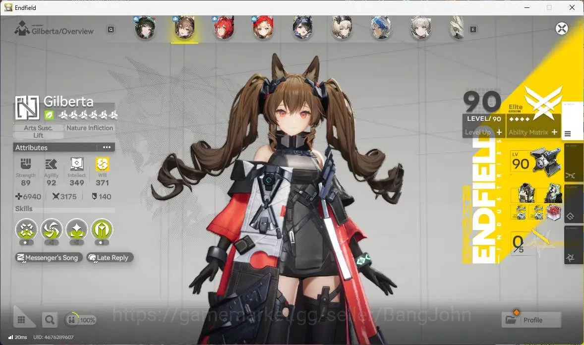 Arknights: Endfield Accounts ASIA | Lv 60| 5 Limit+ 3 Sign| Limit (Zhuang Fangy image 10