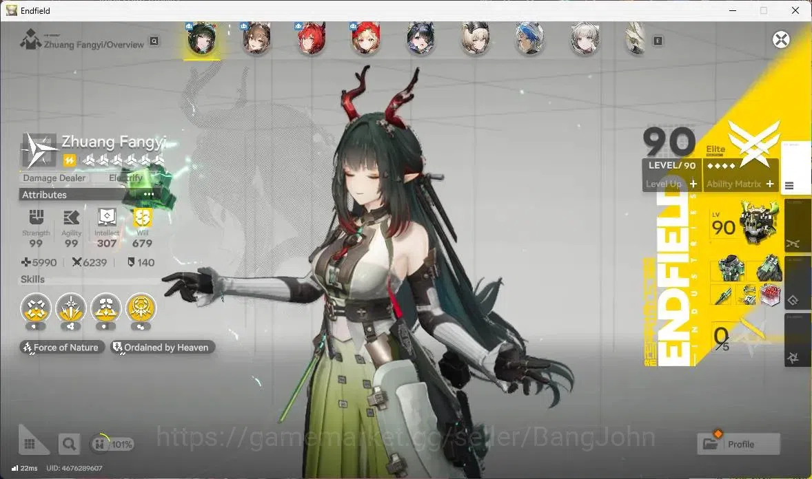 Arknights: Endfield Accounts ASIA | Lv 60| 5 Limit+ 3 Sign| Limit (Zhuang Fangy image 11