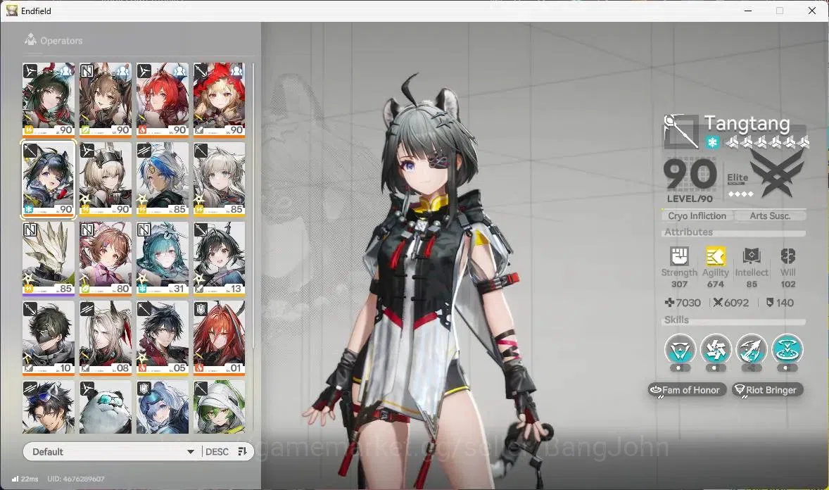 Arknights: Endfield Accounts ASIA | Lv 60| 5 Limit+ 3 Sign| Limit (Zhuang Fangy image 6