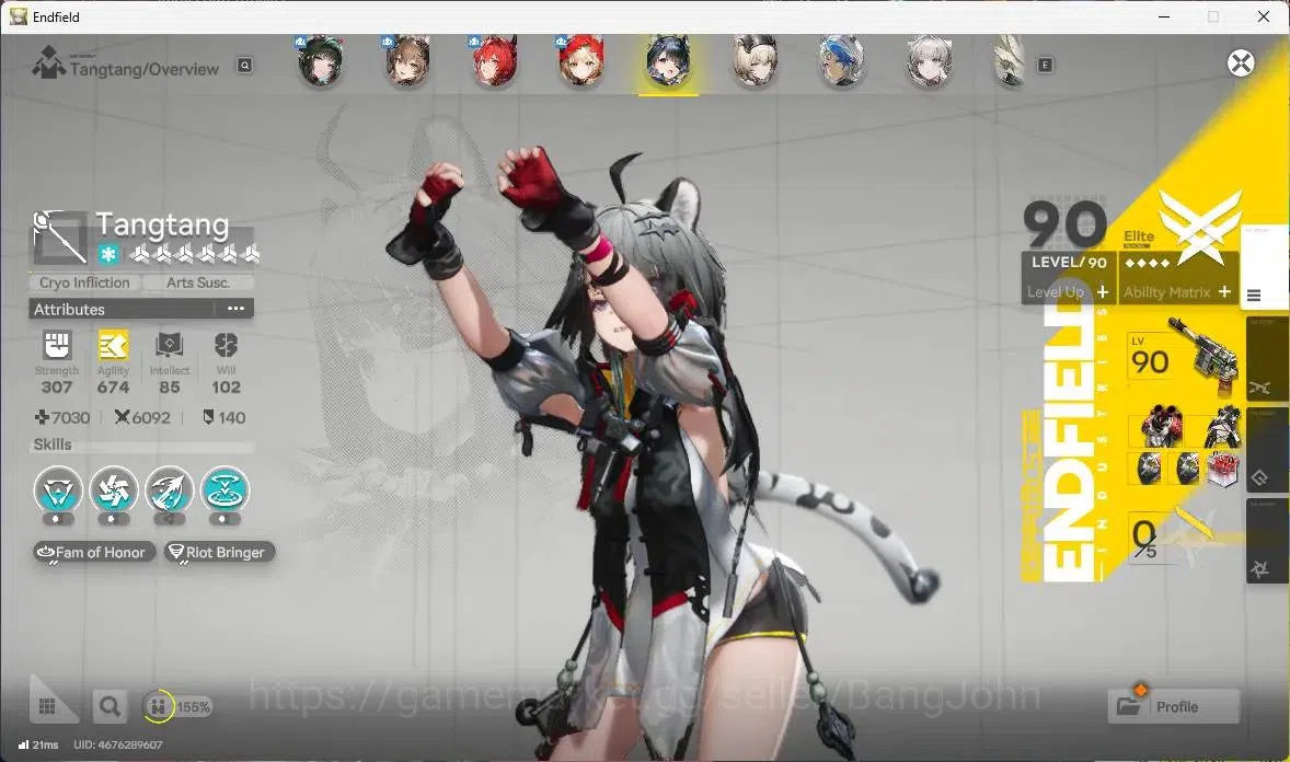 Arknights: Endfield Accounts ASIA | Lv 60| 5 Limit+ 3 Sign| Limit (Zhuang Fangy image 7