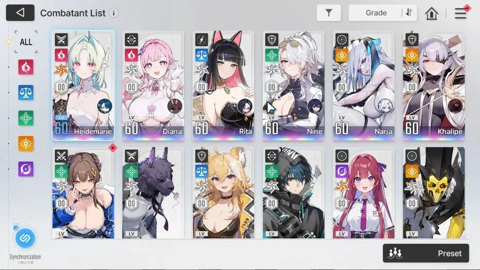 Chaos Zero Nightmare Accounts GLOBAL|Lv 56|10 7