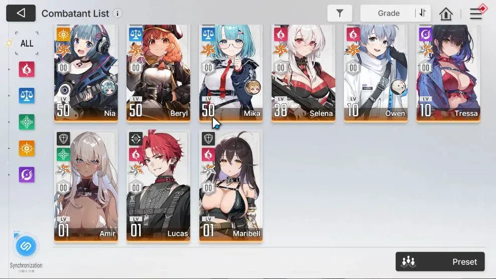 Chaos Zero Nightmare Accounts GLOBAL|Lv 56|10 9