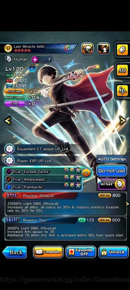 Grand Summoners Accounts End-Game Global|Rank 101|34 Ascend+9 TW|[LM Isliid,Chloe,Beta,Misaka,2X 10