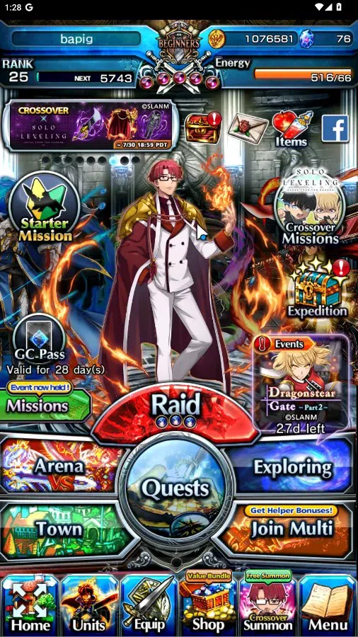 Grand Summoners Accounts Global|Rank 25|3 Ascend+1 TW (Choi Jong In)+TW,Sai image 1