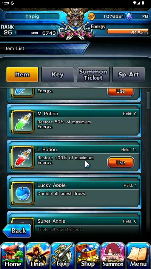 Grand Summoners Accounts Global|Rank 25|3 Ascend+1 TW (Choi Jong In)+TW,Sai image 2