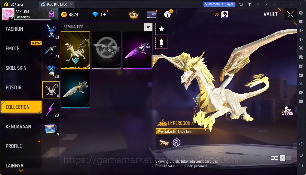 Free Fire Accounts Indonesia | M1887- Emerald Poer, Mamba Gnaw, Bunny image 18