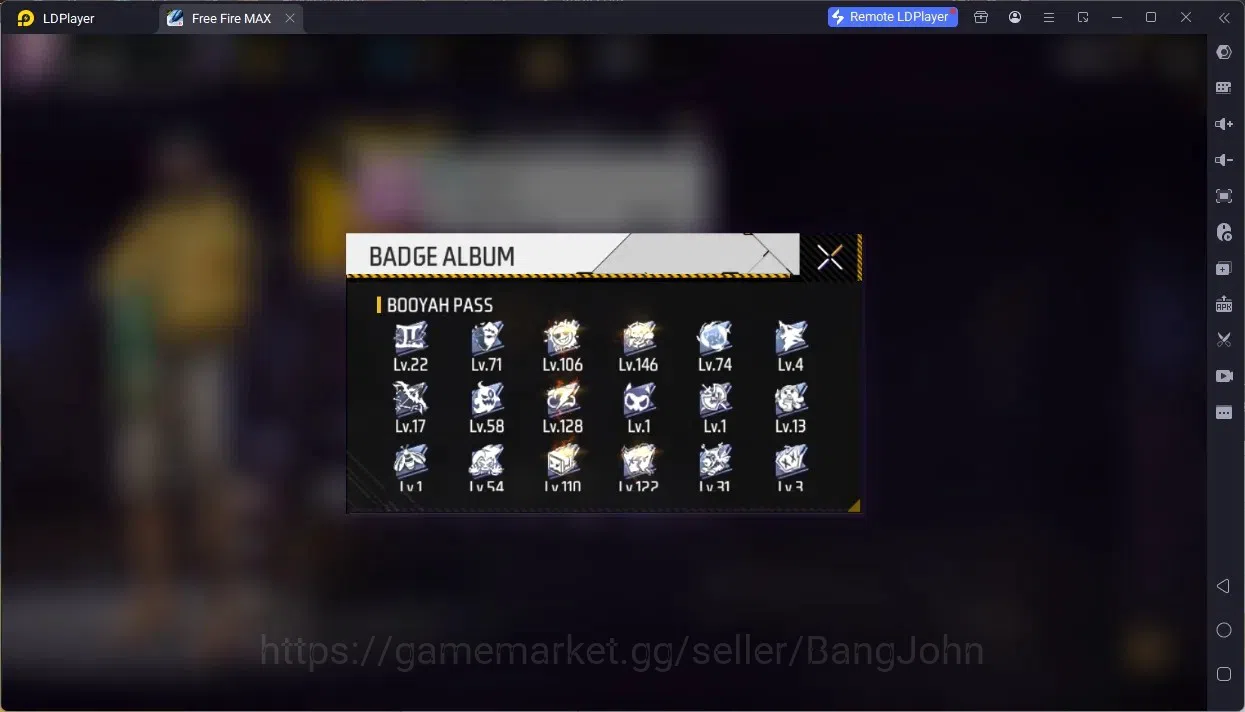 Free Fire Accounts Indonesia | M1887- Emerald Poer, Mamba Gnaw, Bunny image 2