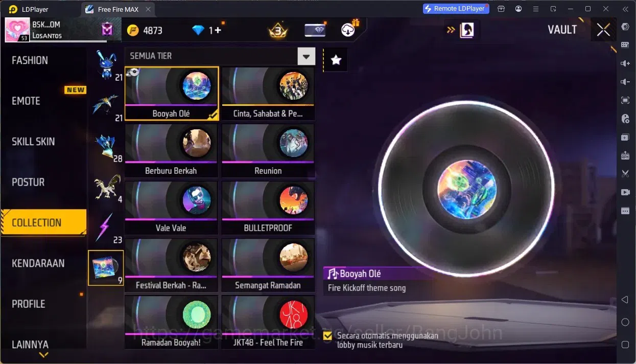 Free Fire Accounts Indonesia | M1887- Emerald Poer, Mamba Gnaw, Bunny image 20