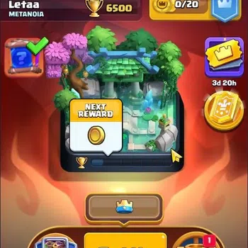Clash Royale Accounts Others Trophy 6500|CL 1181|KTL 12|117 Cards|4 Champ|1 Hero|9 Evo|Arena 18|735 Gems|Proteck
