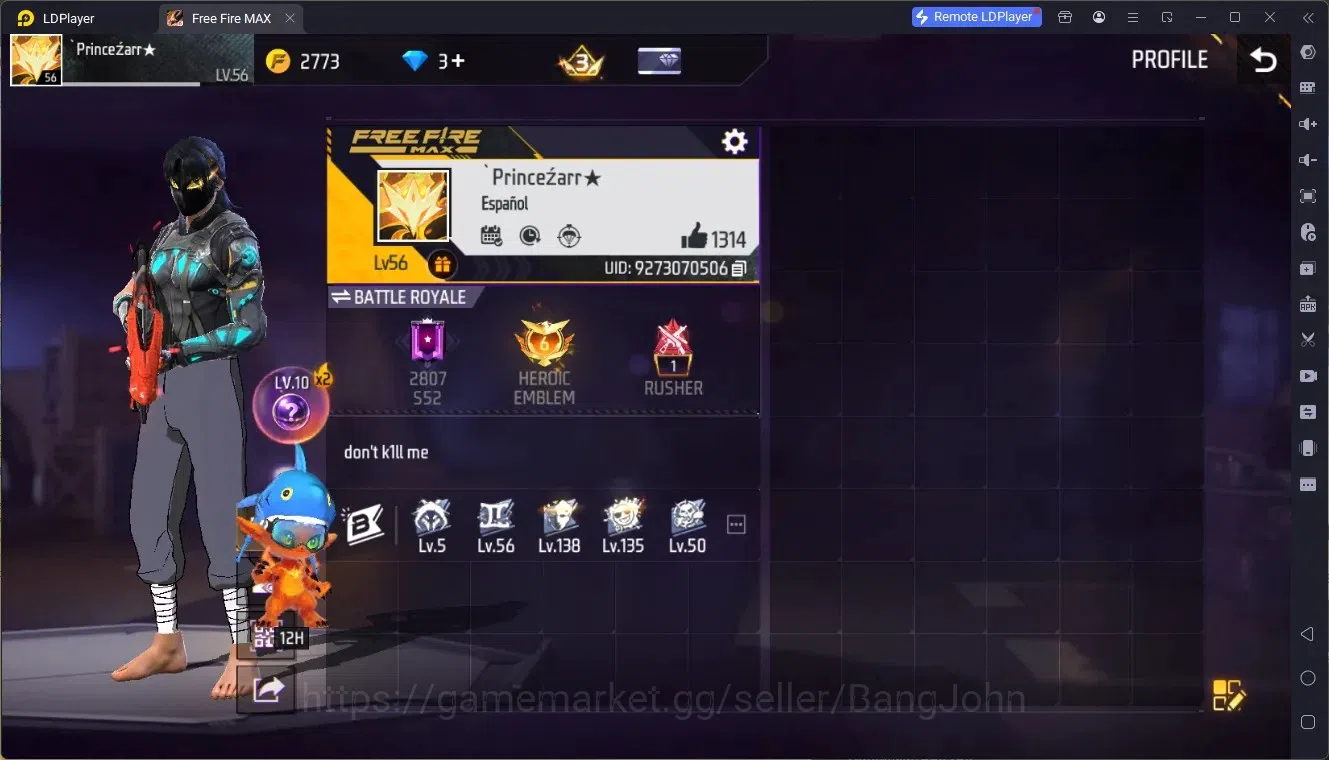 Free Fire Accounts Indonesia | 1 EVO (MP40-Predatory Cobra Lv3) | M1887-Mamba Gnaw | JJK & Naruto Bundle | More Check SS 1
